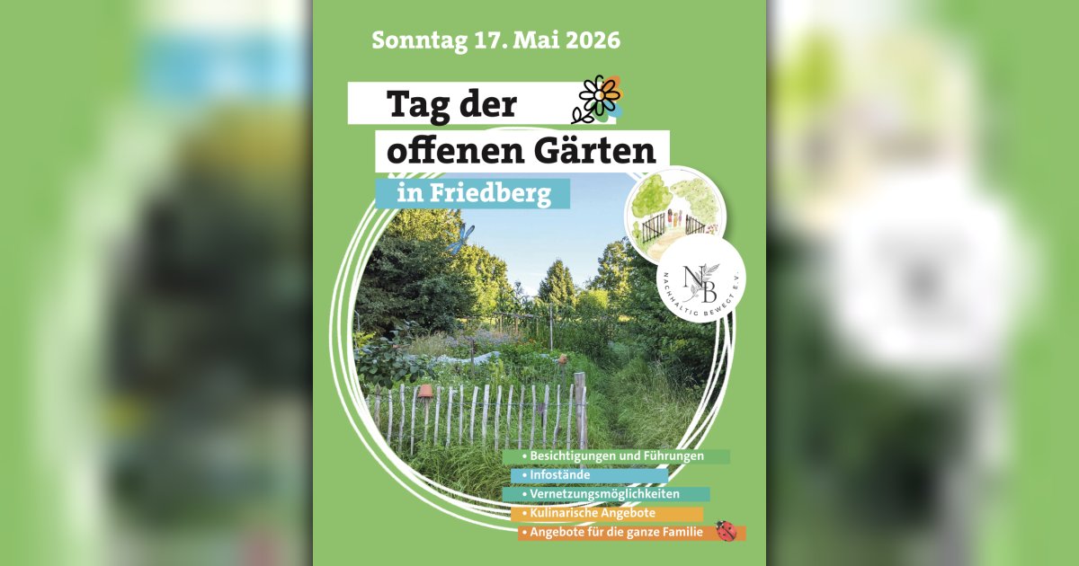 Tag der offenen Gärten in Friedberg