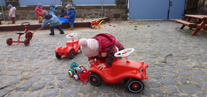 Das Bild zeigt die Kindertagesstätte Villa Winzig in Friedberg (Hessen), copyright Stadt Friedberg (Hessen)