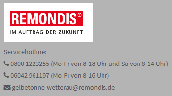 Remondis Kontaktdaten