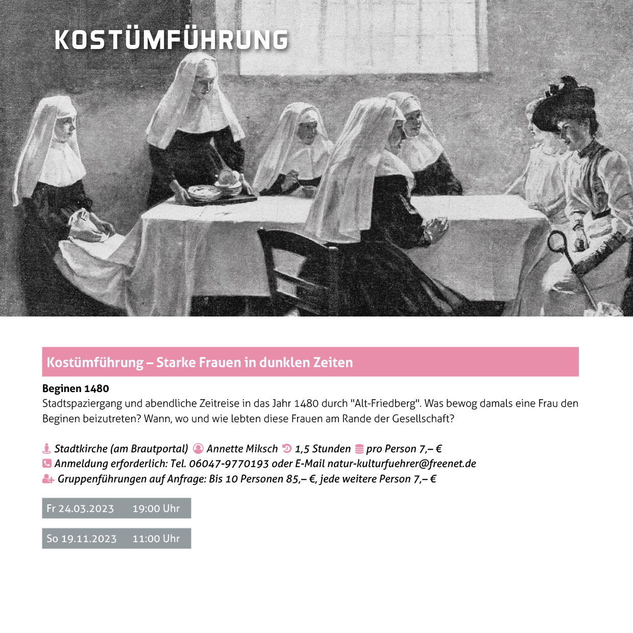 Kostümführung | Starke Frauen Beginen
