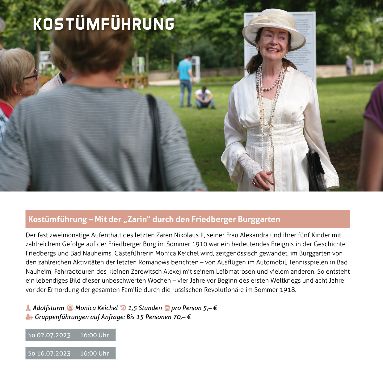Kostümführung | Zarin
